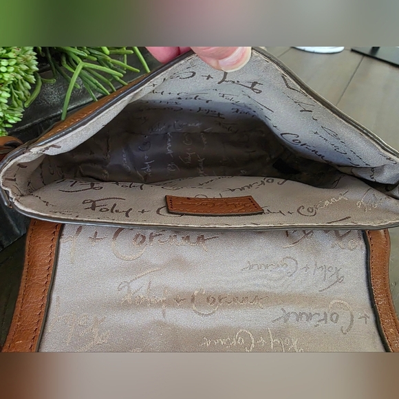 Foley & Corinna Sarabi Saddle Bag In Honey Brown Leather With Tassels - Picture 10 of 10